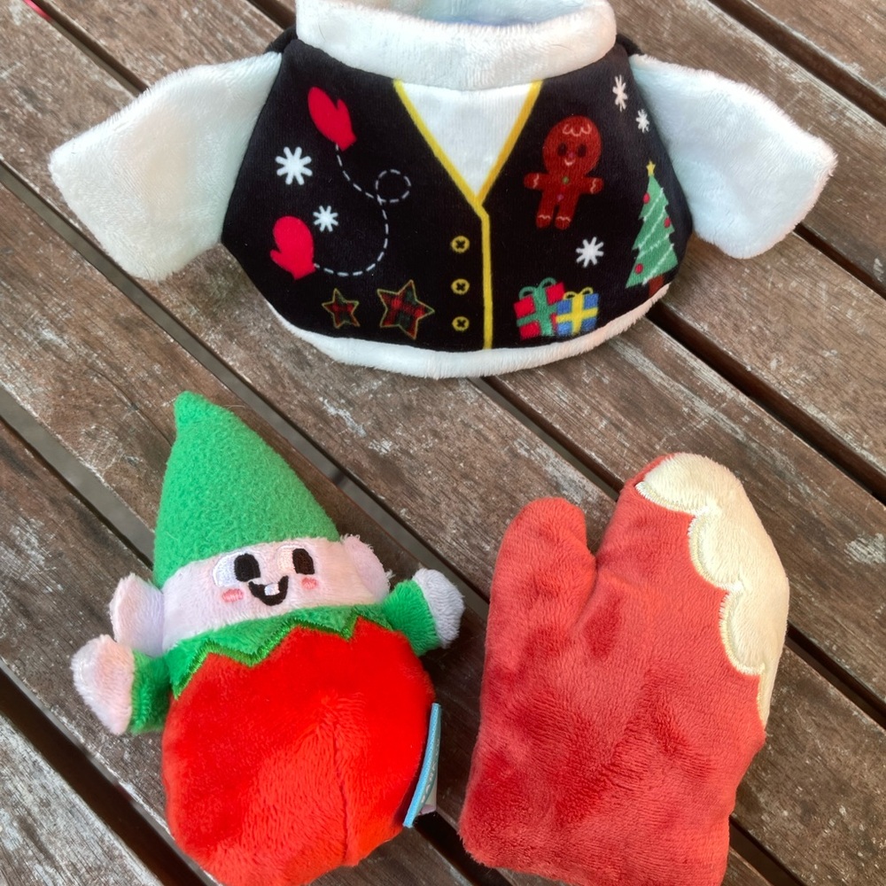 Bark Plush Xmas Toys set of 3